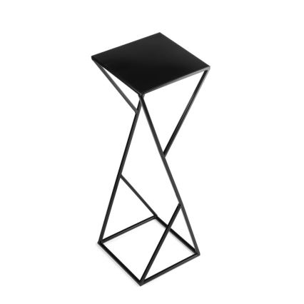 Stalak za cveće LOFT 70x23,5 cm crne boje