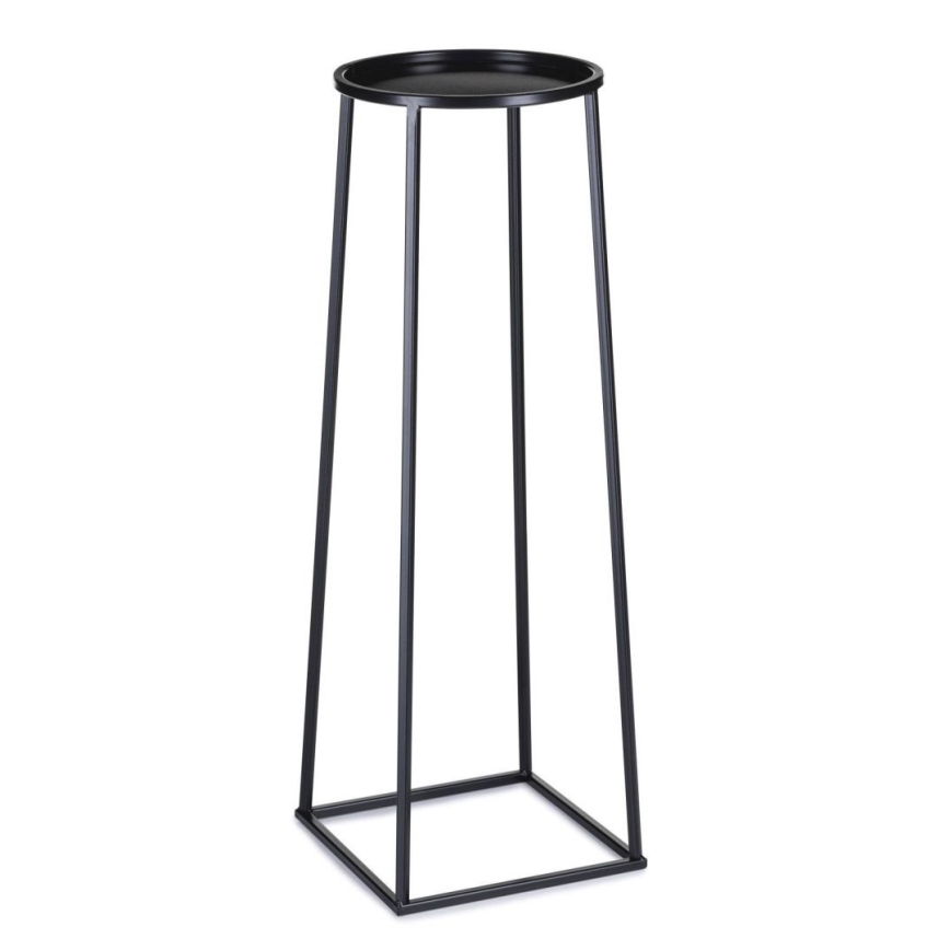 Stalak za cveće LOFT 70x24 cm, crne boje