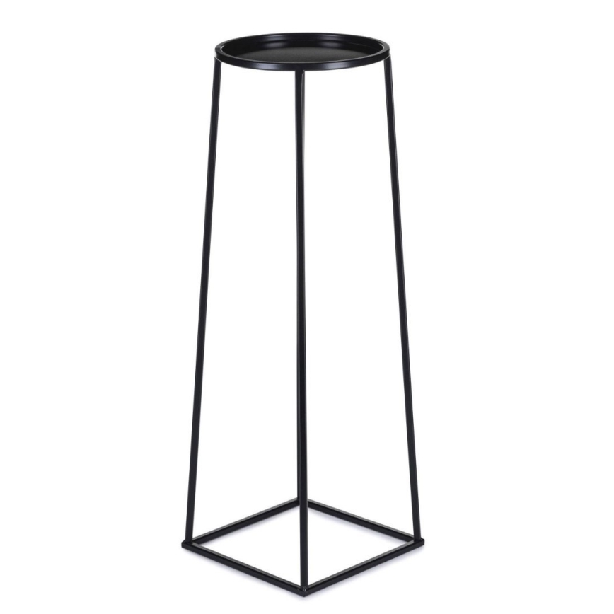 Stalak za cveće LOFT 70x24 cm, crne boje