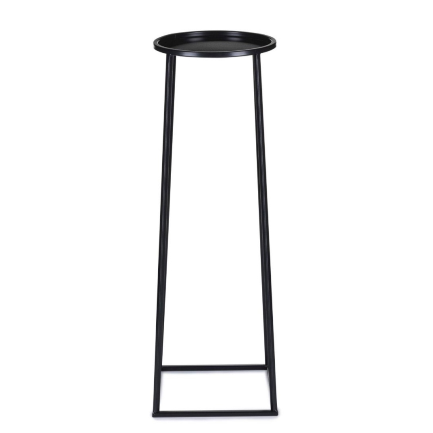 Stalak za cveće LOFT 70x24 cm, crne boje