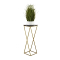 Stalak za cveće LOFT 70x24 cm zlatna/crna