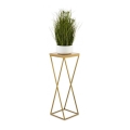 Stalak za cveće LOFT 70x24 cm zlatna/smeđa