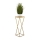 Stalak za cveće LOFT 70x24 cm zlatna/smeđa