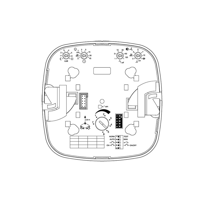 Steinel 000356 - Senzor prisutnosti IR Quattro 8m COM2, beli