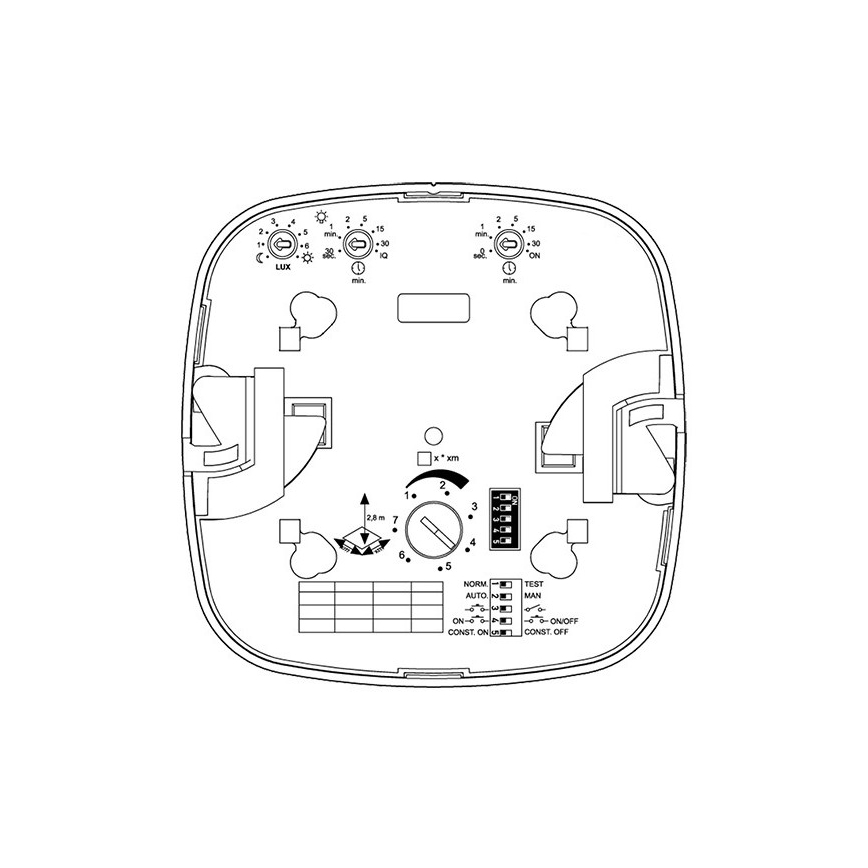 Steinel 002749 - Senzor prisustva IR Quattro 8 m DALI-2 APC beo