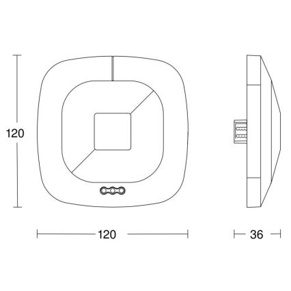 Steinel 002817 - Detektor prisustva HF 360 DALI-2 APC, bela