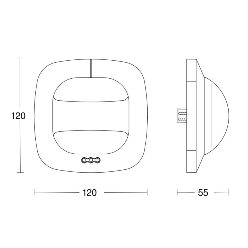 Steinel 003005 - prisustveni detektor Dual HF DALI-2 APC, beli