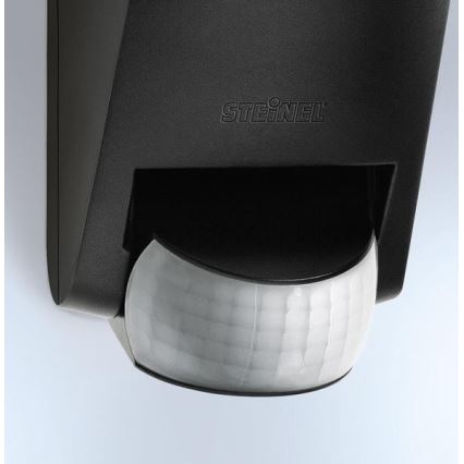 STEINEL 005535 - Spoljašnje zidno svetlo sa senzorom L585S, 1xE27/60W, crno, IP44