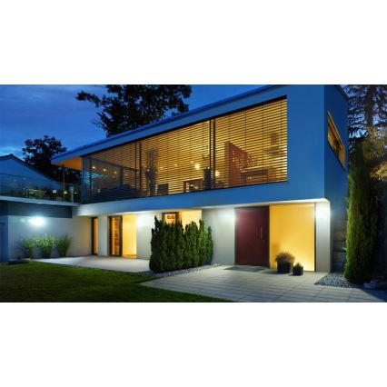 Steinel 012076 - Vanjsko zidno svjetlo svítidlo sa senzorom XLED curved LED/10,5W/230V