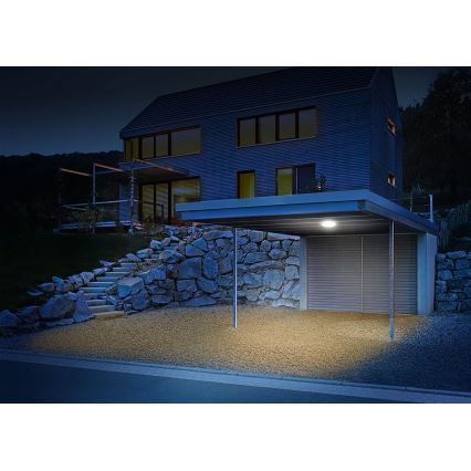 Steinel 035440 - LED spoljašnje plafonsko svetlo sa senzorom QUATTRO LED/10W/230V IP54