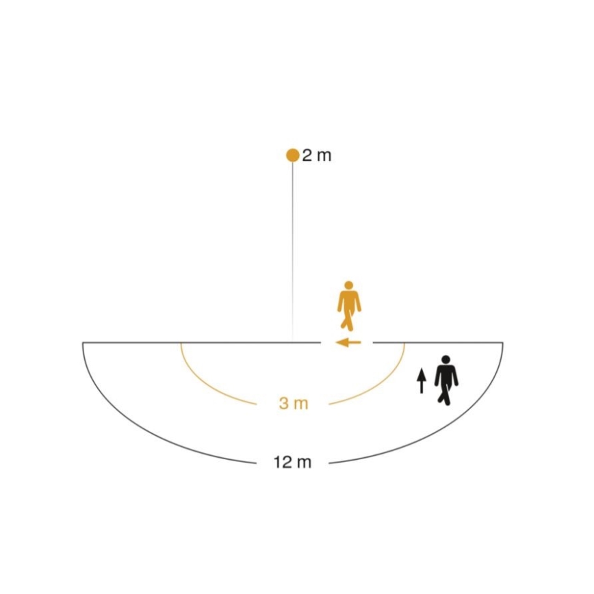 Steinel 035723 - Spoljno zidno svetlo sa senzorom L585S 1xE27/60W/230V IP44