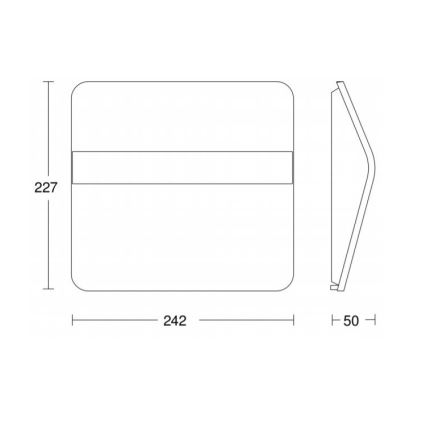 STEINEL 035730 - LED solarno osvetljenje za kućni broj XSolar LH-N LED/0,03W IP44 2500 mAh