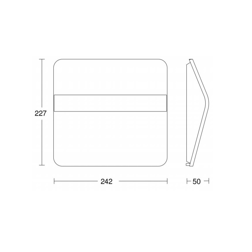 STEINEL 035730 - LED solarno osvetljenje za kućni broj XSolar LH-N LED/0,03W IP44 2500 mAh