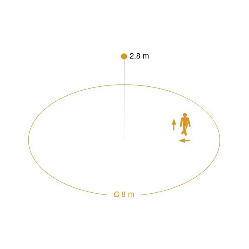 Steinel 052539 - LED plafonska svetiljka sa senzorom LED/9,5W/230V