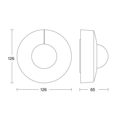 Steinel 057299 - Senzor pokreta IS 345 DALI-2 IPD IP54, okrugao, beo