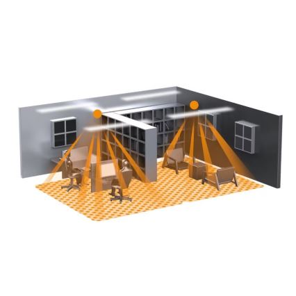 Steinel 058517 - IR detektor prisustva Quattro SLIM XS, domet 4 m, V3, KNX, bela