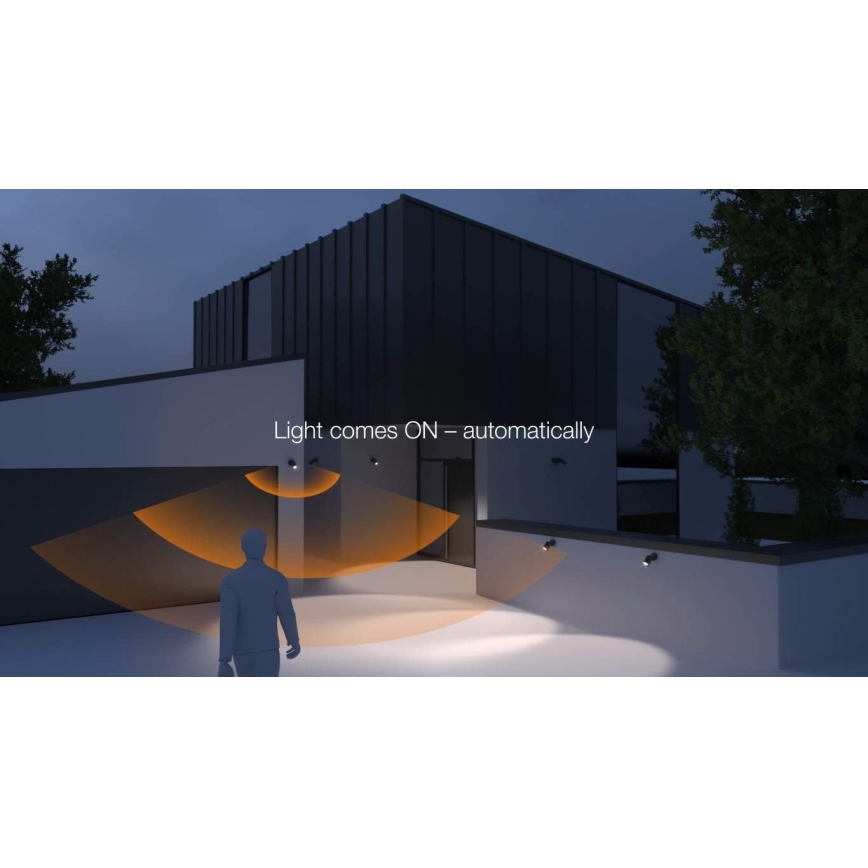 STEINEL 058630 - Spoljna LED zidna svetiljka sa senzorom SPOT ONE 1xGU10/7W/230V IP44