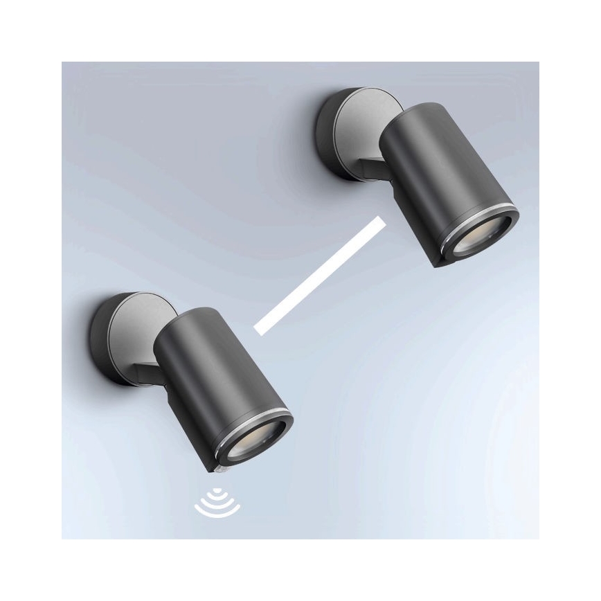 STEINEL 058630 - Spoljna LED zidna svetiljka sa senzorom SPOT ONE 1xGU10/7W/230V IP44