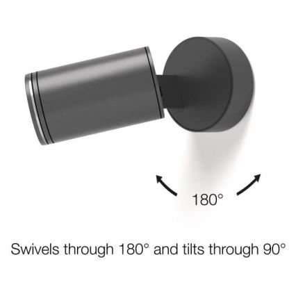 STEINEL 058630 - Spoljna LED zidna svetiljka sa senzorom SPOT ONE 1xGU10/7W/230V IP44