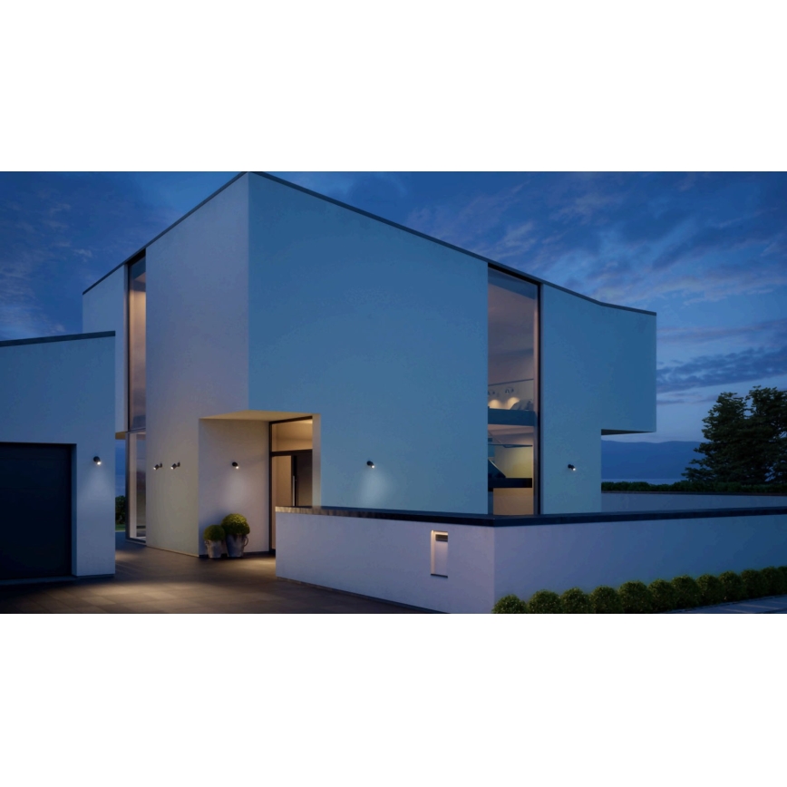 STEINEL 058630 - Spoljna LED zidna svetiljka sa senzorom SPOT ONE 1xGU10/7W/230V IP44