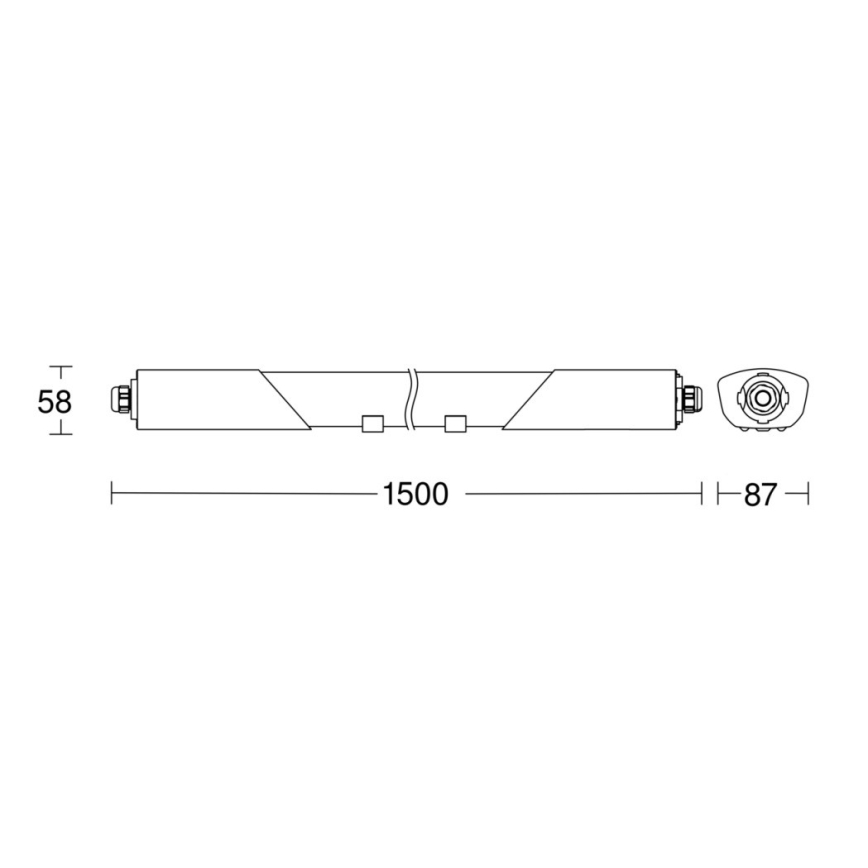 Steinel 058739 - LED tehnička svetiljka sa senzorom RS PRO 5150SC LED/42W/230V IP66 4000K