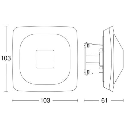 Steinel 064433 - Detektor prisustva HF 360-2 COM1, beo