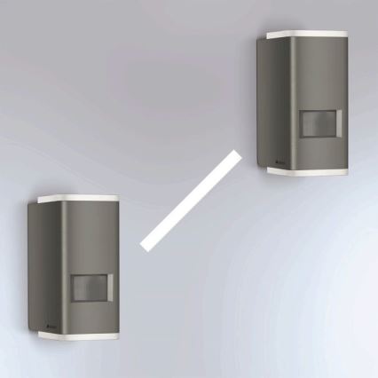 Steinel 067199 - LED spoljašnja zidna svetiljka sa senzorom L 930 S LED/9,3W/230V IP44 antracit