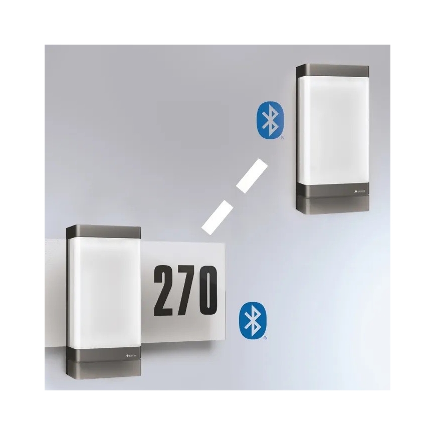 Steinel 067205 - LED osvetljenje za kućni broj sa senzorom L270SC LED/7,8W/230V IP44