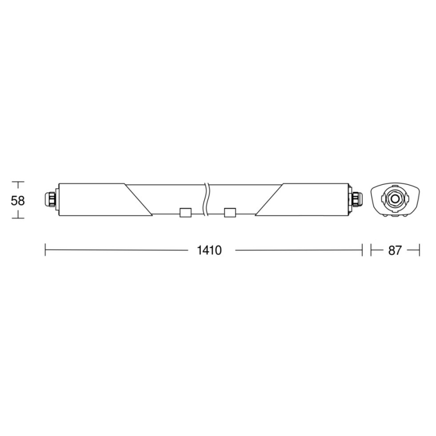 Steinel 079185 - LED tehnička svetiljka sa senzorom RS PRO 5100 SC LED/31W/230V IP66