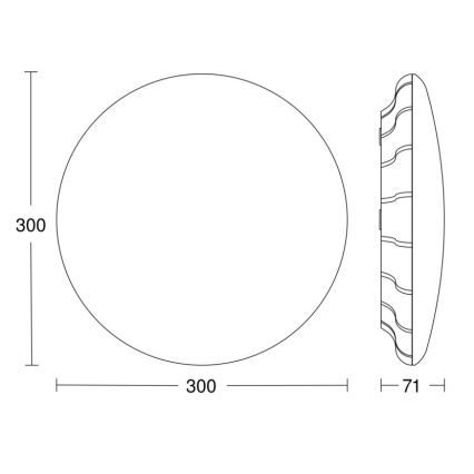 Steinel 079789- LED Spoljašnje plafonsko svetlo sa senzorom RS PRO S20 SC LED/15,7W/230V IP65 3000K