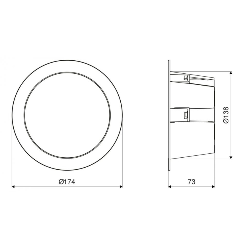 Steinel 084998 - LED prigušiva spoljašnja ugradna plafonska svetiljka sa senzorom RS PRO DL 150 SC LED/10,8W/230V 3000/4000/5700K IP54