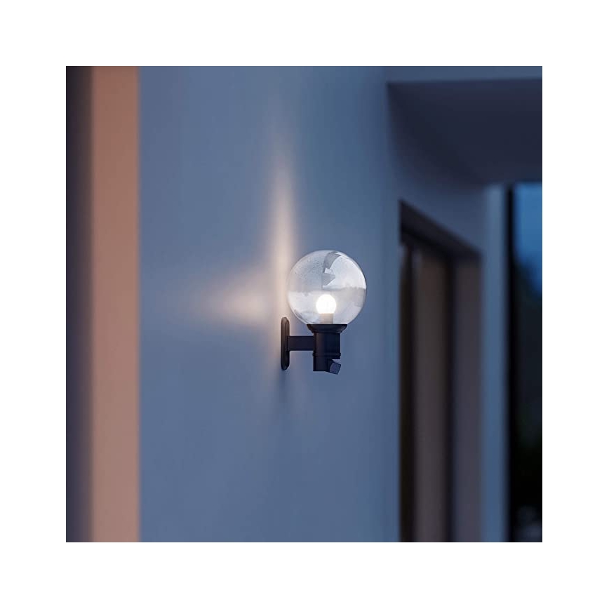 STEINEL 634216 - L 560 S Spoljašnja zidna lampa sa senzorom, crna, IP44