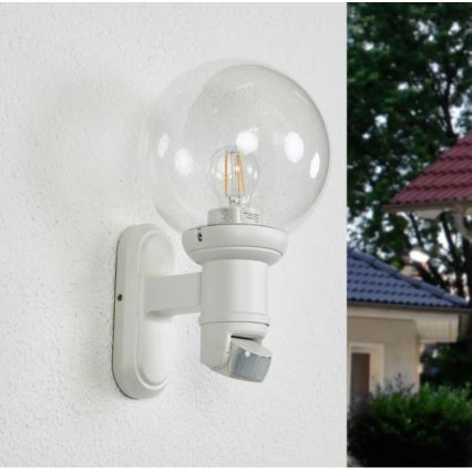 STEINEL 634315 - L 560 S Spoljna zidna lampa sa senzorom, bela, IP44