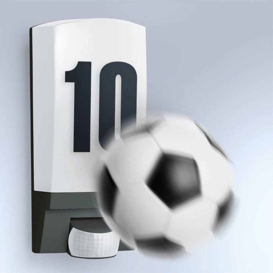 STEINEL 650612 - L1 spoljna senzorska lampa crna/bela IP44