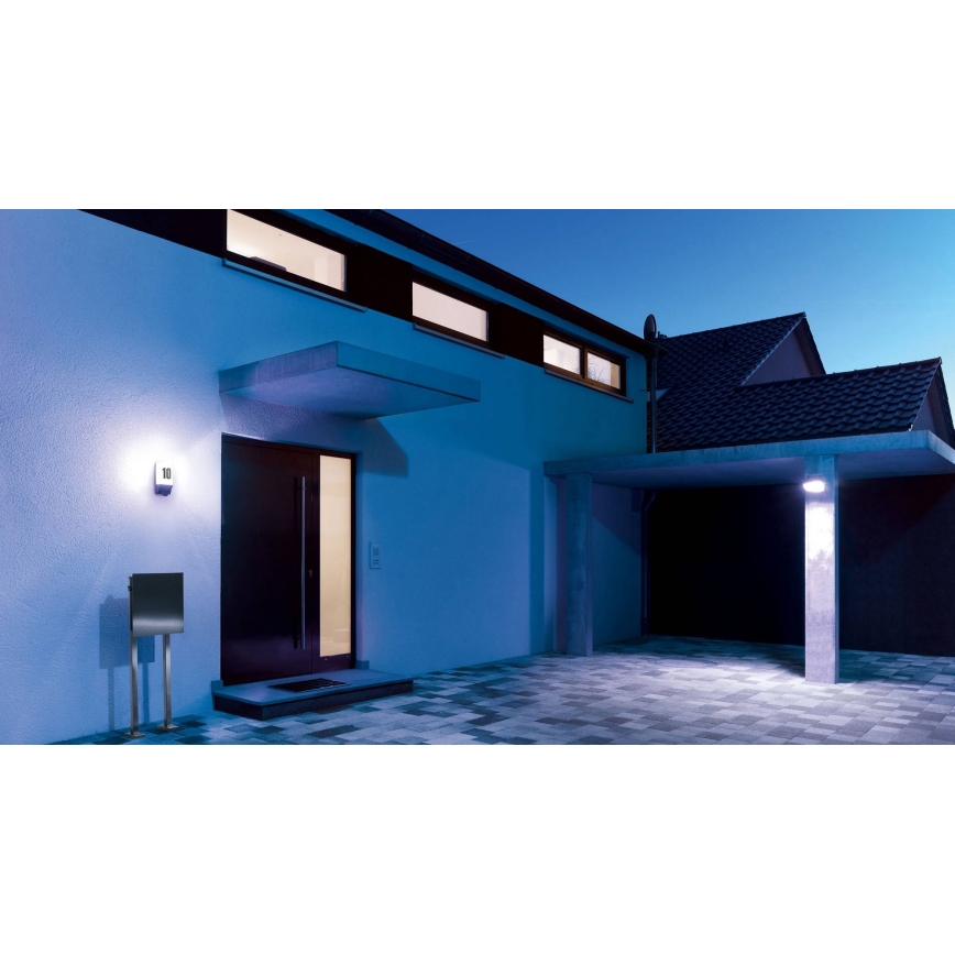 STEINEL 650612 - L1 spoljna senzorska lampa crna/bela IP44