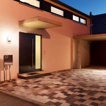 STEINEL 650612 - L1 spoljna senzorska lampa crna/bela IP44