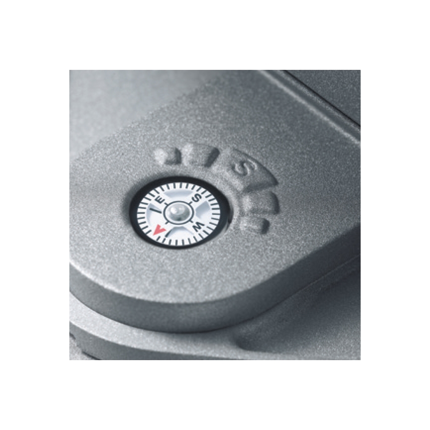 STEINEL 671013 - Solarni LED reflektor XSolar L-S 1,2 W/LED, srebrni, IP44, 2500 mAh