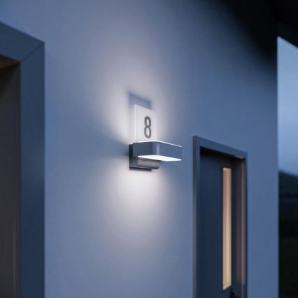 STEINEL 87579 - LED rasveta za kućni broj sa senzorom L 820 SC LED/9,8W/230V IP44