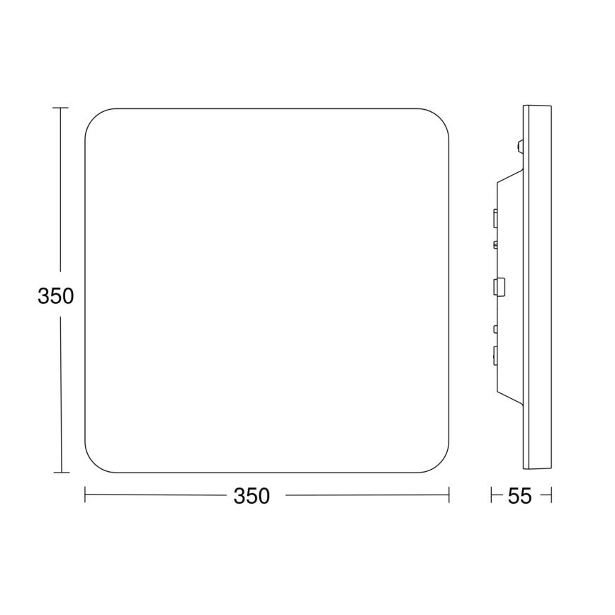 Steinel 067786 - LED prigušiva stropna svetiljka sa senzorom RS PRO R30 Q plus SC 23,9W/230V 3000K IP40