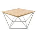 Sto za kafu CURVED 60x60 cm bela/bež