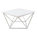 Sto za kafu CURVED 60x60 cm bela