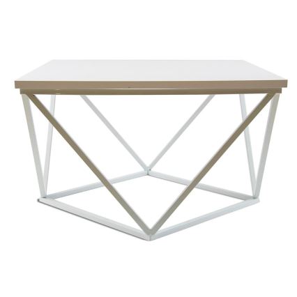 Sto za kafu CURVED 60x60 cm bela