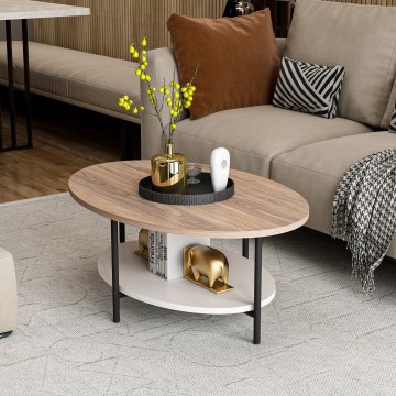 Sto za kafu ELIS 36x90 cm hrast/bela