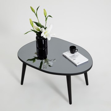 Sto za kafu GUSTO 38x75 cm crni