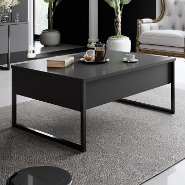 Sto za kafu LUXE 40x90 cm antr/crni