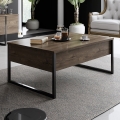 Sto za kafu LUXE 40x90 cm orah/crni
