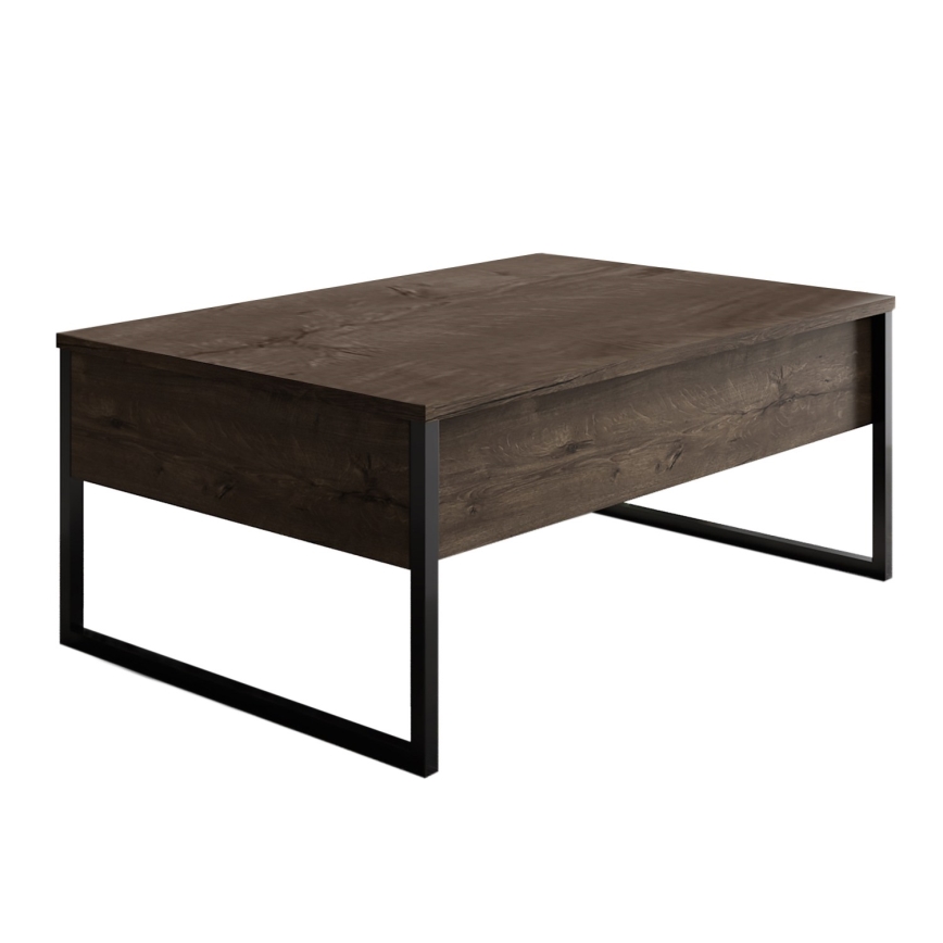 Sto za kafu LUXE 40x90 cm orah/crni