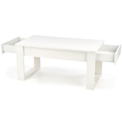 Stočić za kafu sa fiokama NEA 52x110 cm bela