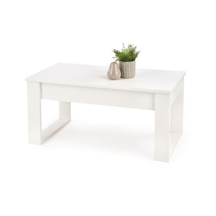 Stočić za kafu sa fiokama NEA 52x110 cm bela