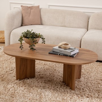 Sto za kafu OVAL 60x120 cm braon
